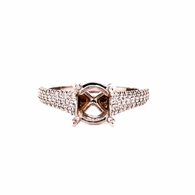 Opulent Accent Elegant Touch Pieces Ring/Semi-mount