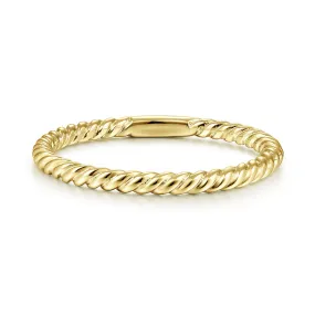 Rope Twist Band Ring Beautiful Item Branded Article