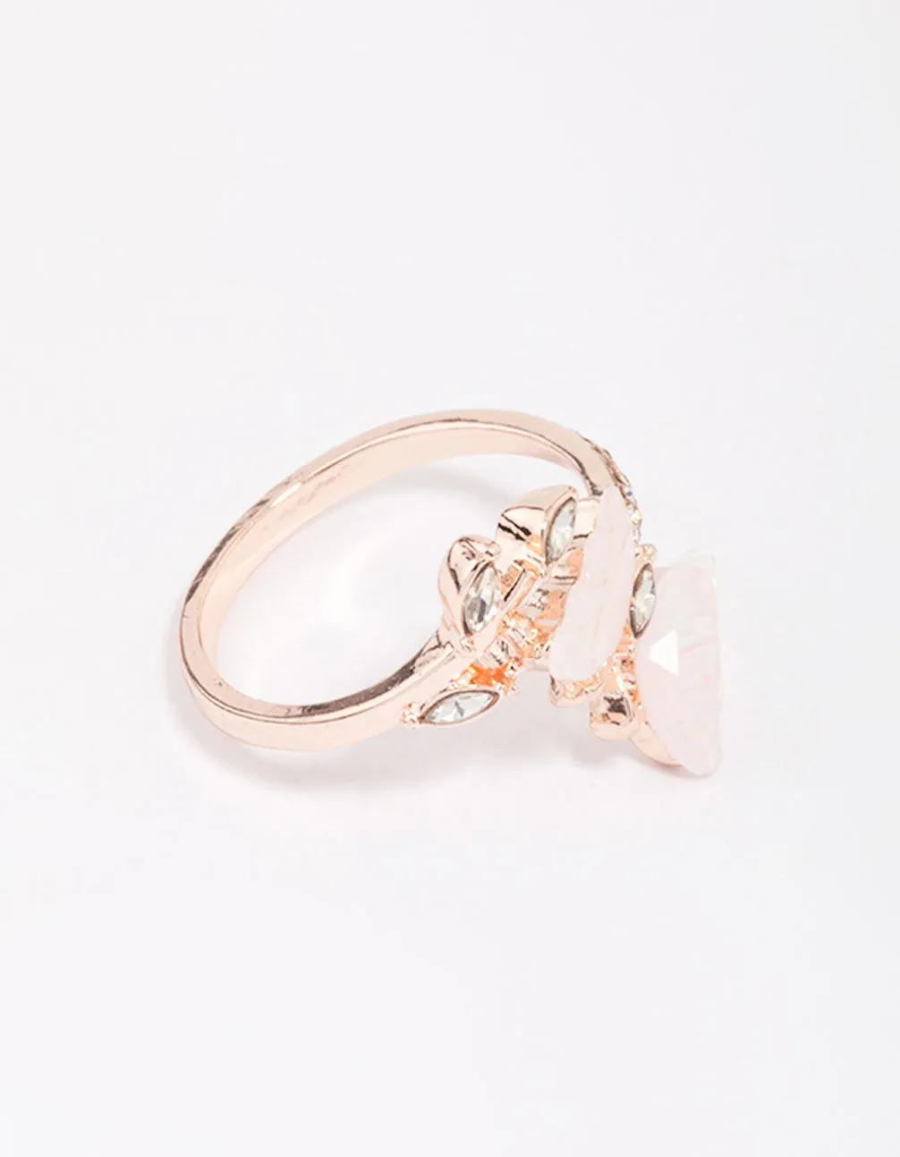 Rose Gold Butterfly Wrap Ring Custom Accessory Corrosion resistant