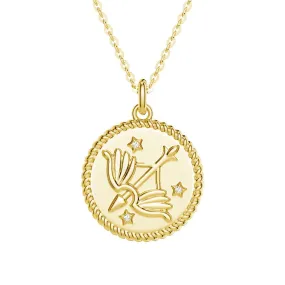 Sagittarius Constellation Lab Grown Diamond Birthstone Pendant Necklace Professional Mood