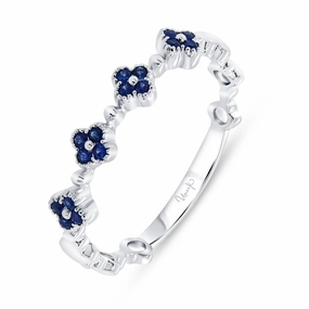Weekend Sparkle Sapphire Stackable Band