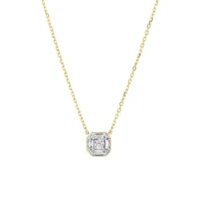 Lab Grown Diamond Mosaic Necklace Artful Style
