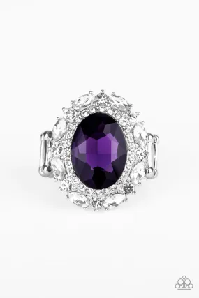 Paparazzi Accessories ? Show Glam - Purple Ring?Flat Rate Ship $4.50? Convenient Appearance Notable Accessory