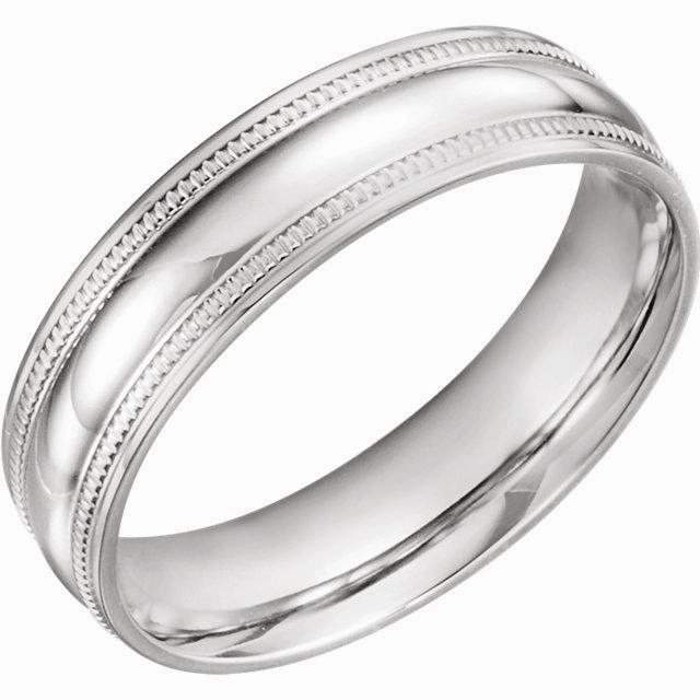 Impressive Accent Band/Mens/ Precious metal