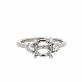 Polished Piece Refined Shine DIAMOND SEMI MOUNT