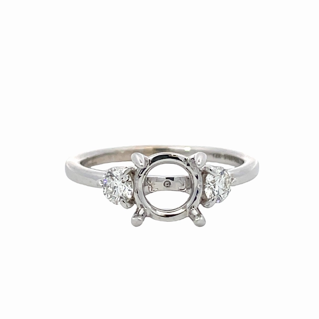 Polished Piece Refined Shine DIAMOND SEMI MOUNT