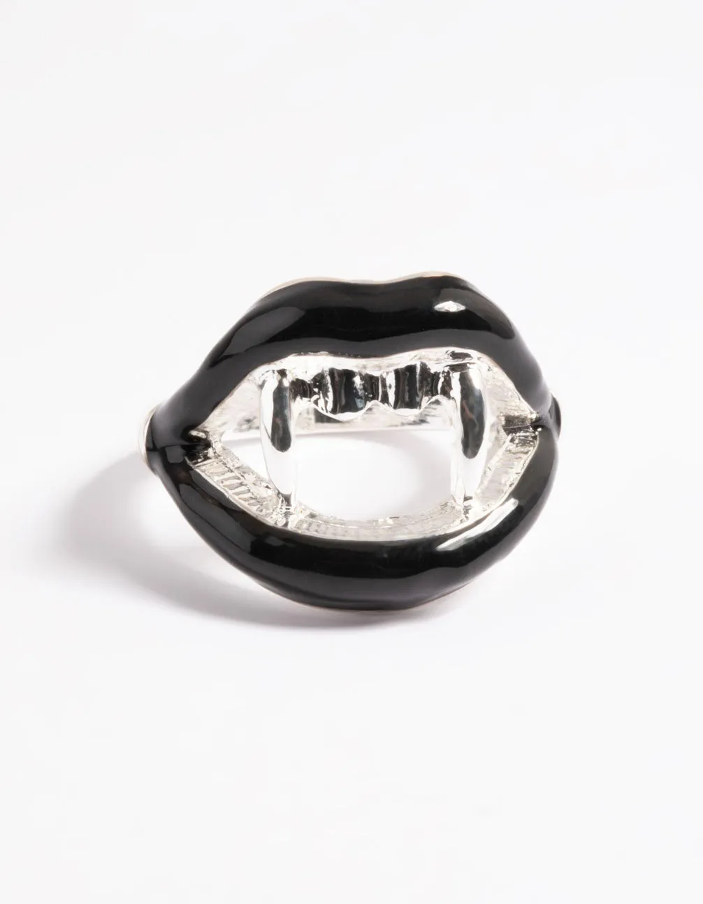 Silver Bite Me Ring Event Accessory