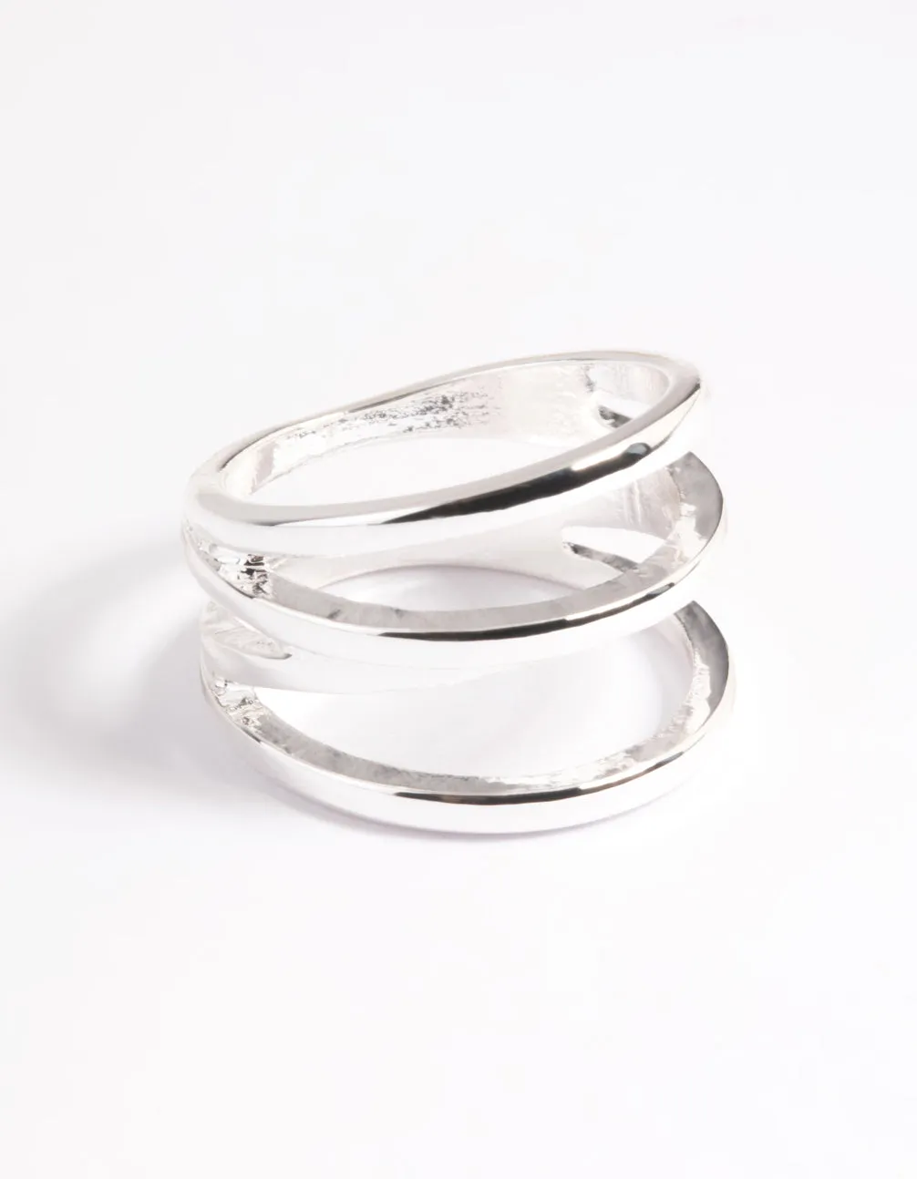 Silver Plated Three in One Ring Delicate Item