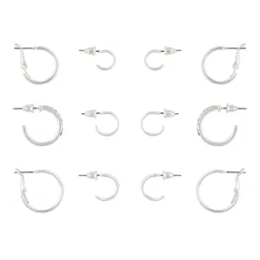 Silver Variety Hoop 6-Pack Vintage Piece