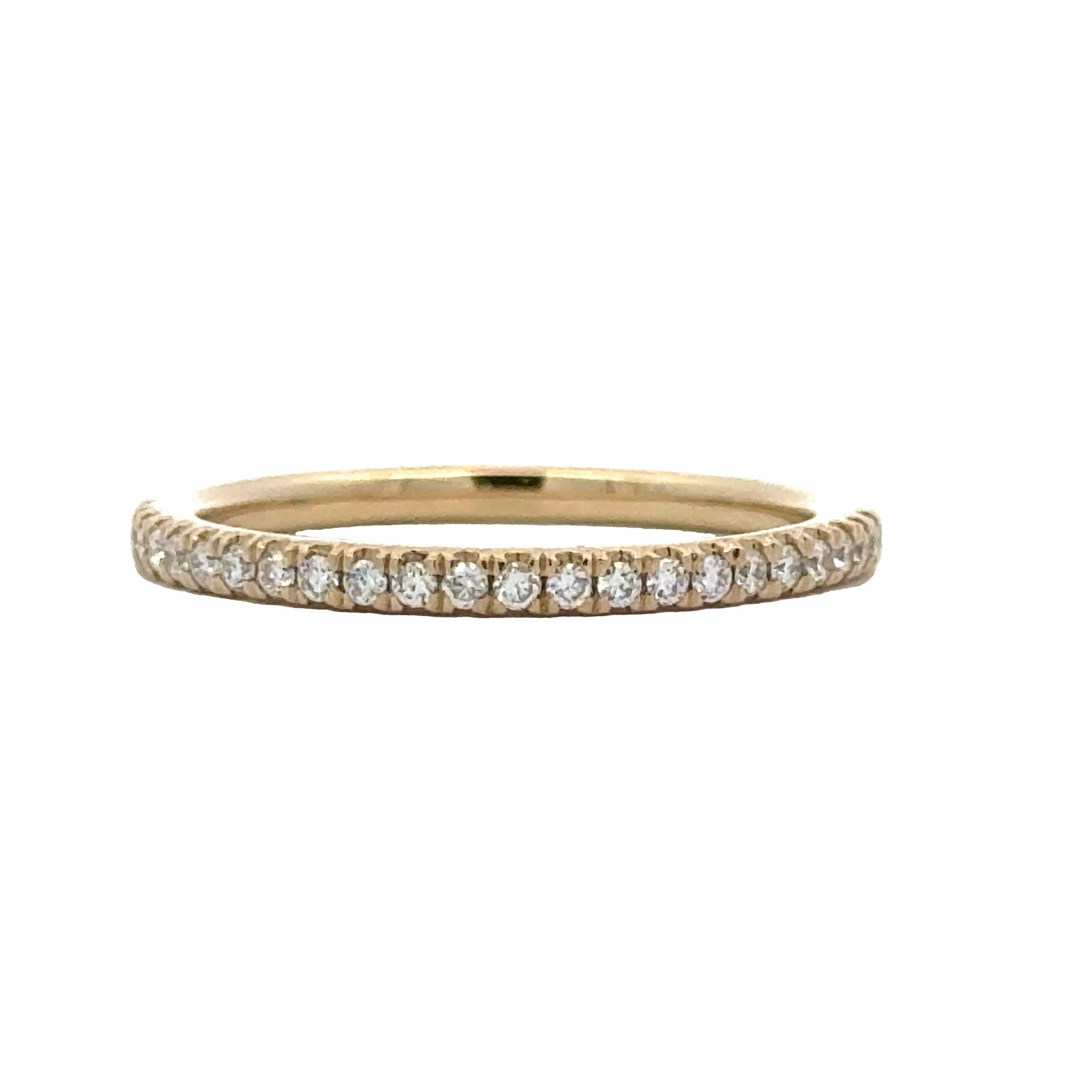 Delicate Glow Diamond Wedding Band