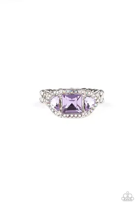 Paparazzi Accessories ? Royal Riches - Purple Heart Ring?Flat Rate Ship $4.50? Minimalist Design Balanced Contour