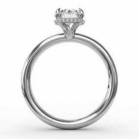 Ring/Semi-mount Classic Elegance Subtle Accent