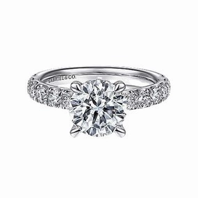 Gifting Ready Unique Creation SOLITAIRE HALO DIAMOND SEMI-MOUNT