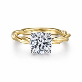 Romantic Moment Solitaire Semi Mount Engagement