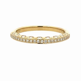 Stylish Fit Delicate Pop DIAMOND STACKABLE BAND