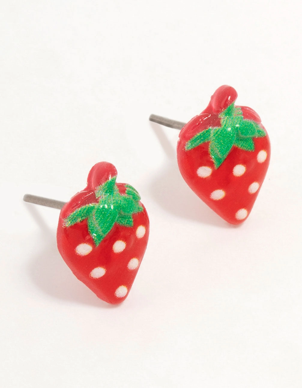 Strawberry  Stud Earrings Charming Piece