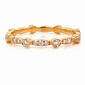 Band/French Pave Grace Note Bold Layer