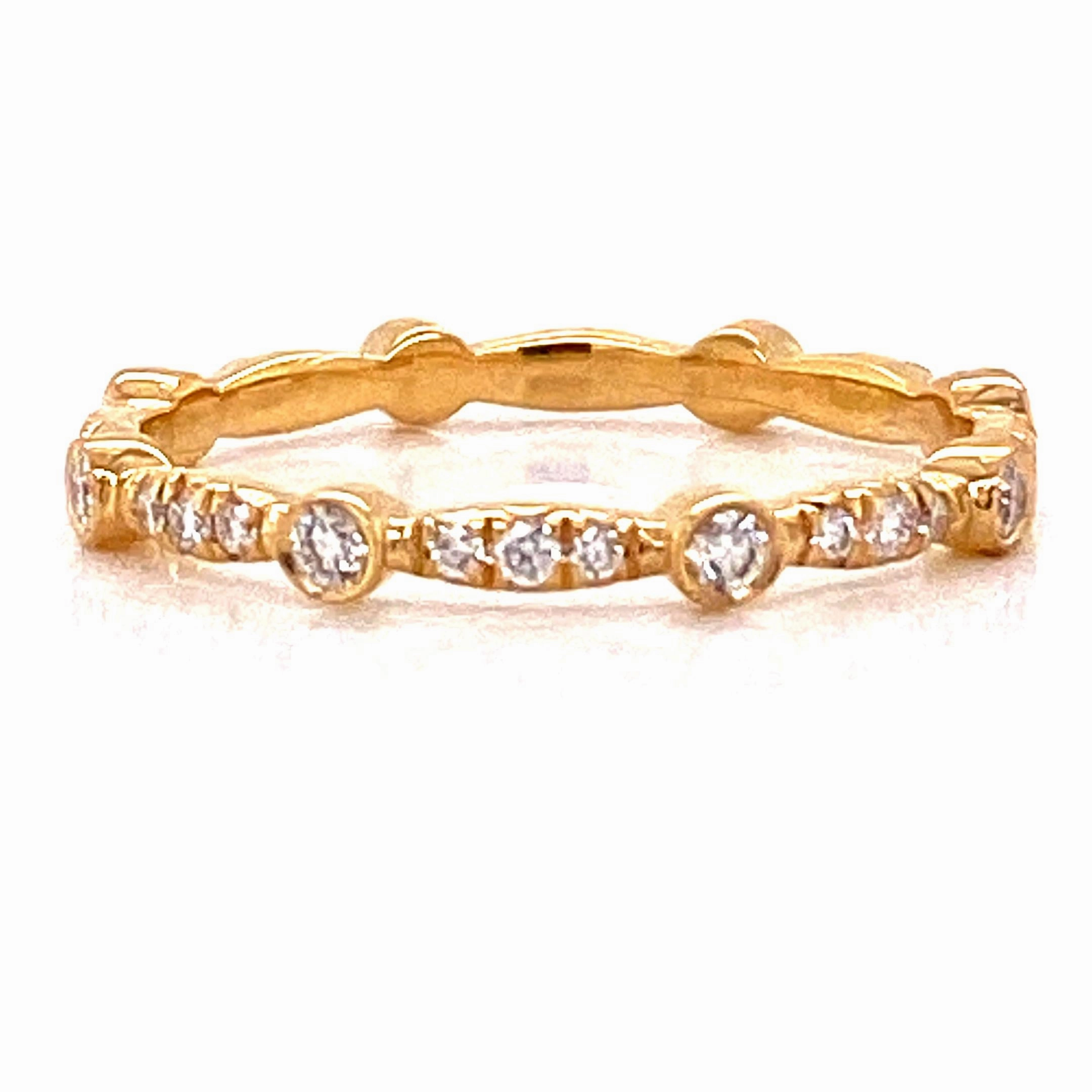 Band/French Pave Grace Note Bold Layer