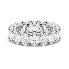 Special Day Dramatic Detail 9 CT. Moissanite Oval Cut Eternity Band
