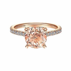 Effortless Elegance Bold Craft 14 Karat Rose Gold Straight Engagement Ring (1.00cttw)