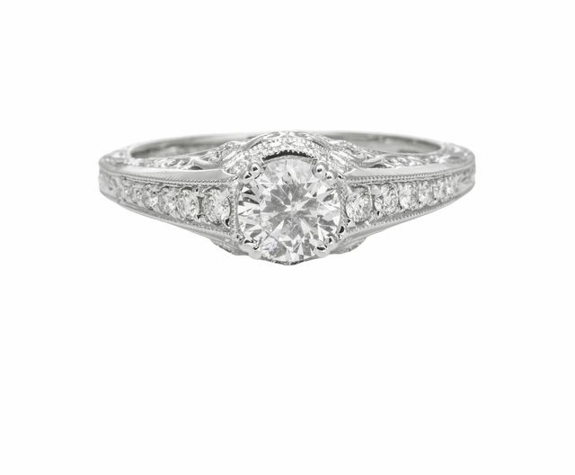 Daily Collection 0.78cttw Diamond Ring with filigree