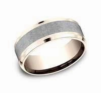 Band/Mens/ Precious metal High impact Effortless Elegance