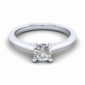 SOLITAIRE SEMI-MOUNT Minimal Look Glamour Detail