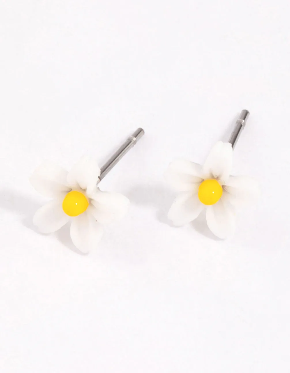 Yellow Mini Daisy Stud Earrings Casual accessory Small Item